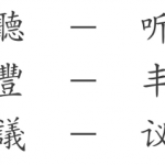 Cherry-picked example of the difference between simplified Chinese and traditional Chinese.