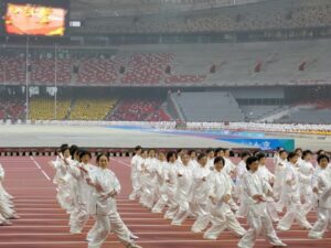 Learning Tai Chi with others is a great way to improve your Chinese.