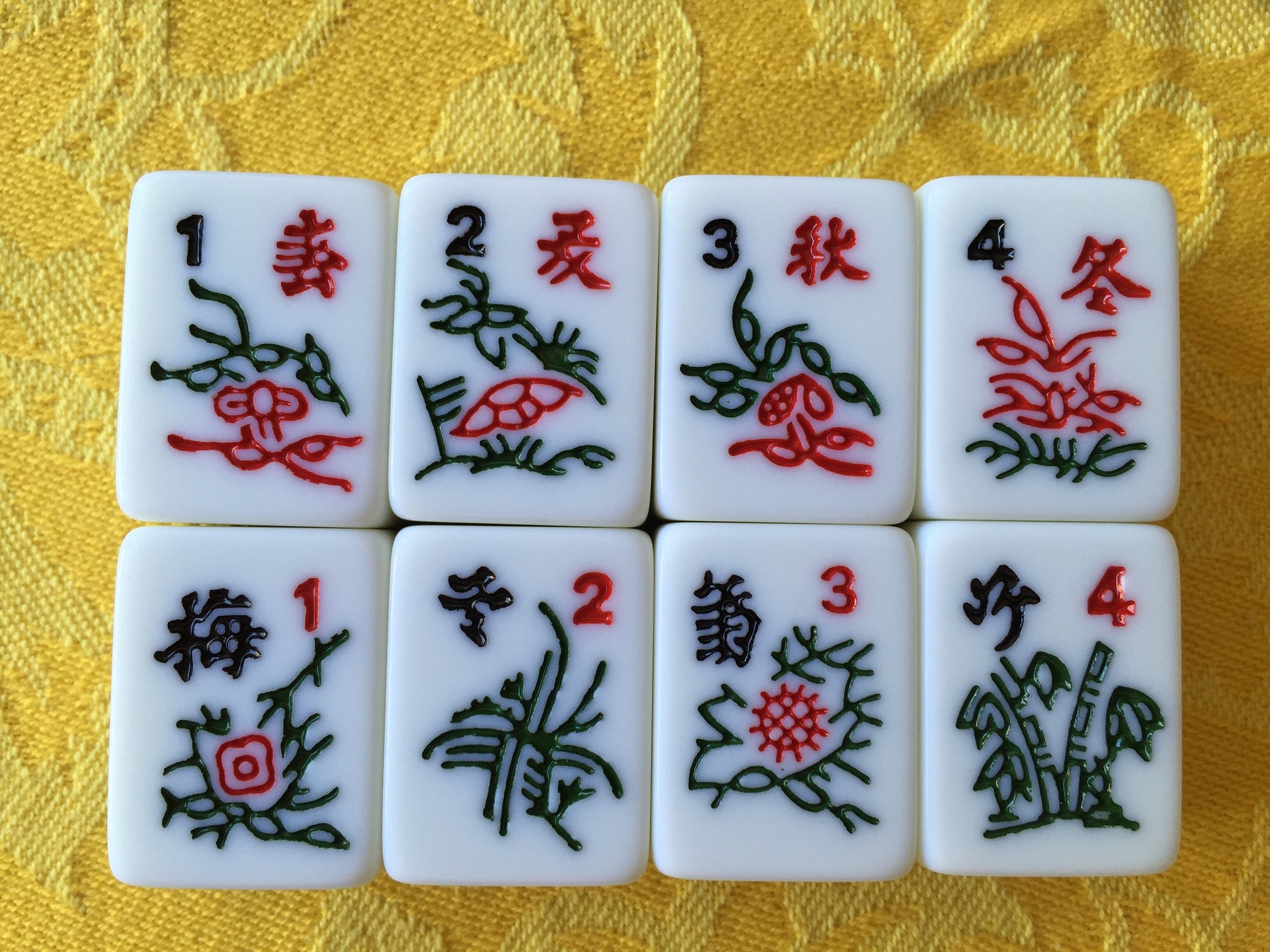 Other  Asian Home Traditional Chinese Version Mahjong Game Set