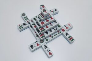 Mahjong as a tile-matching solitaire game.