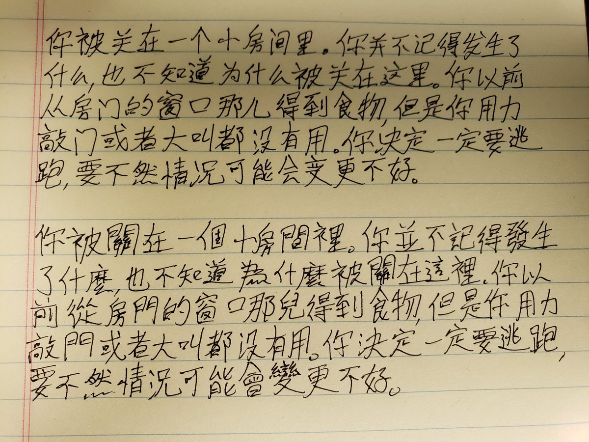 chinese written essay